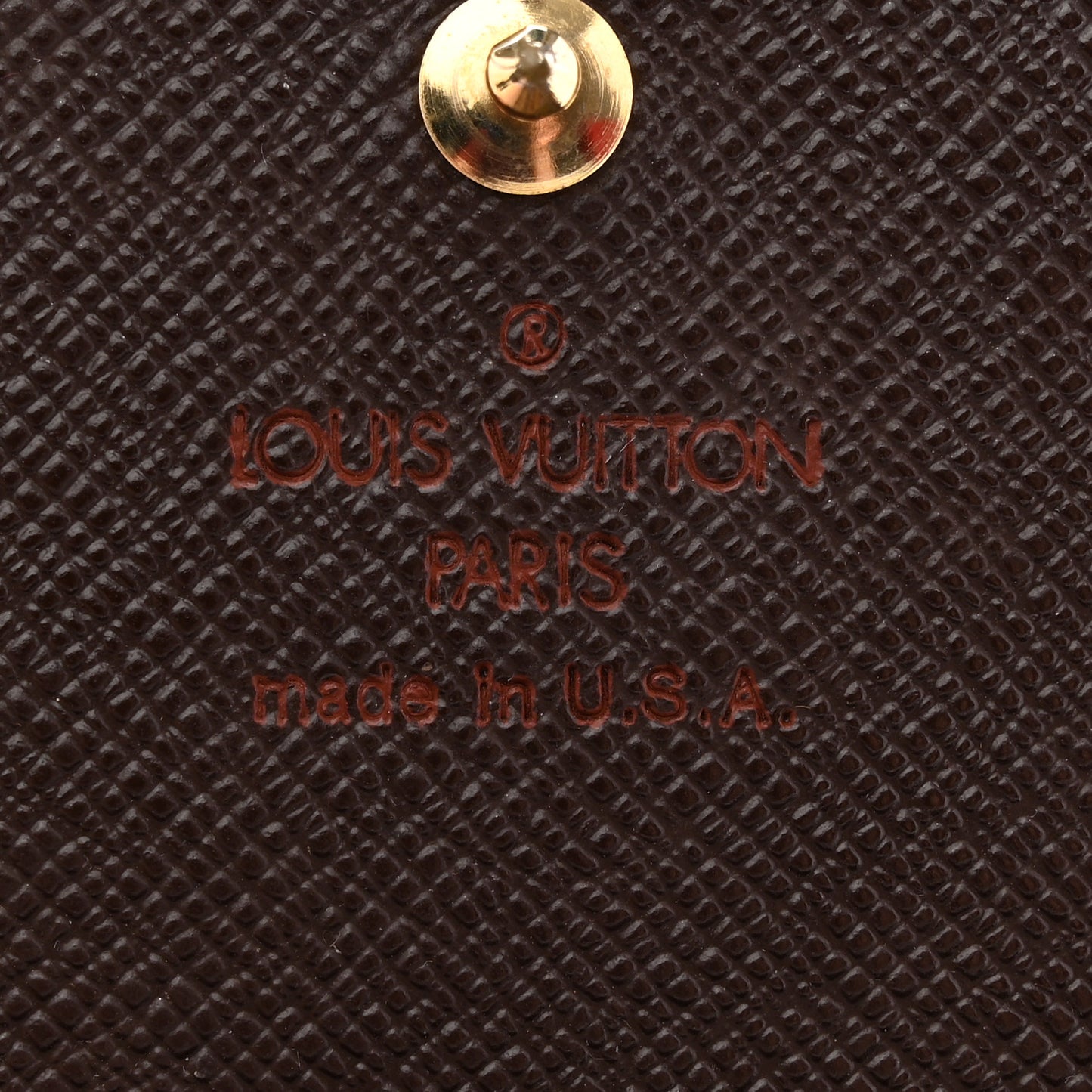 Damier Ebene Porte-Monnaie Tresor Wallet