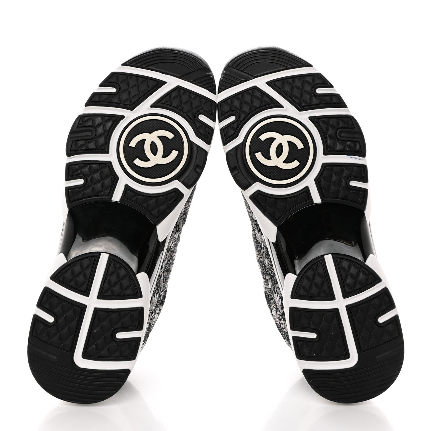 Tweed CC Sneakers 40.5 Grey Black
