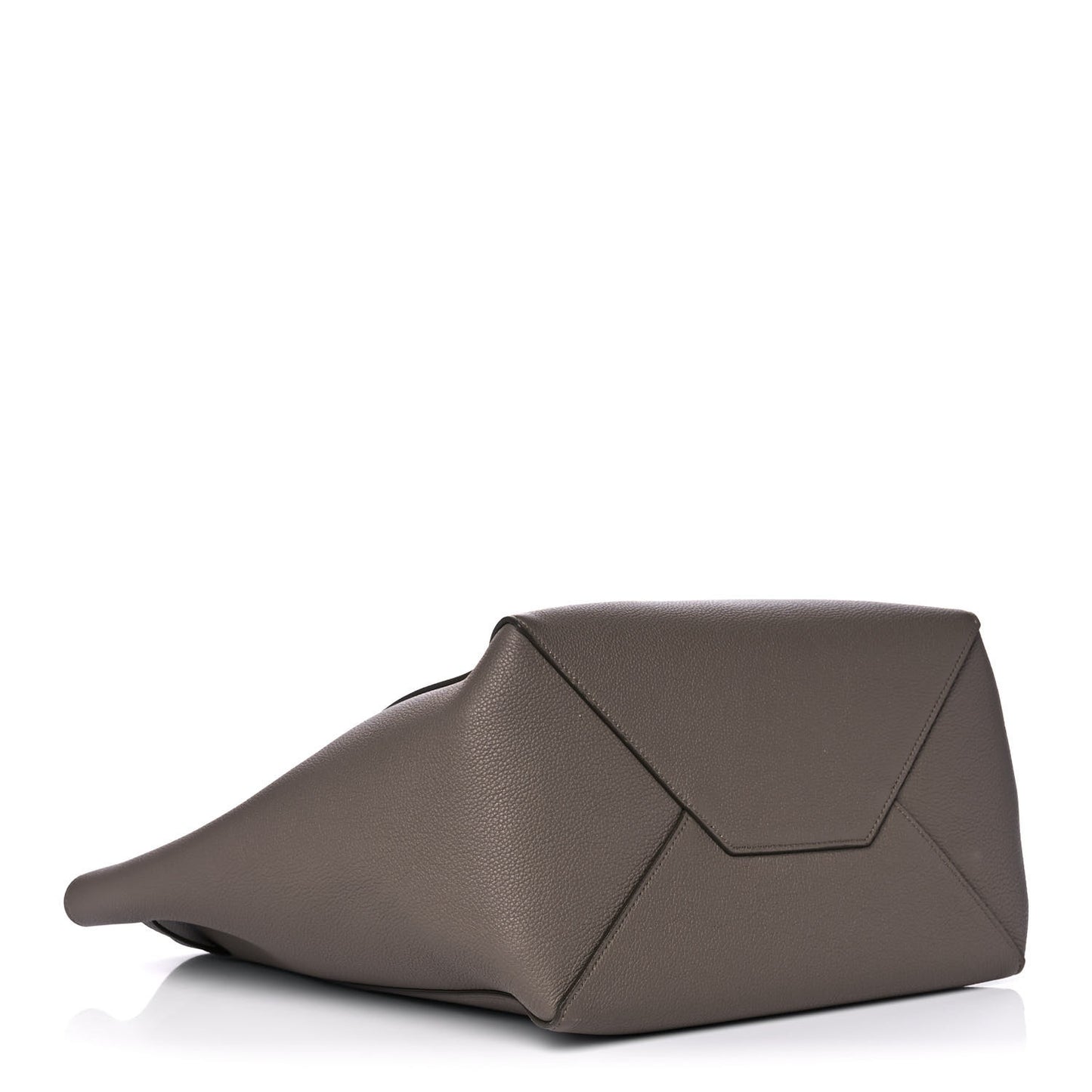 Soft Grained Calfskin Small Belt Cabas Phantom Taupe