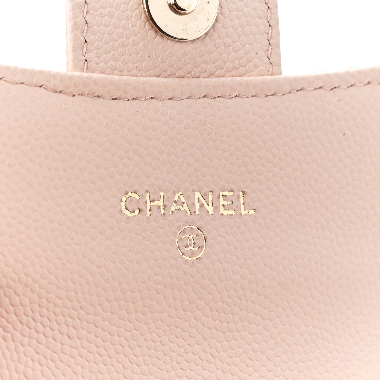 Chanel Caviar Quilted Mini Clutch With Chain Light Beige 6 of 12