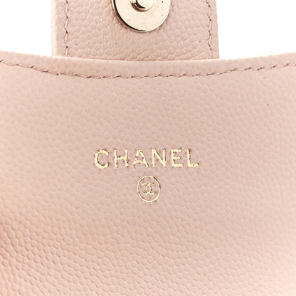 Chanel Caviar Quilted Mini Clutch With Chain Light Beige 6 of 12