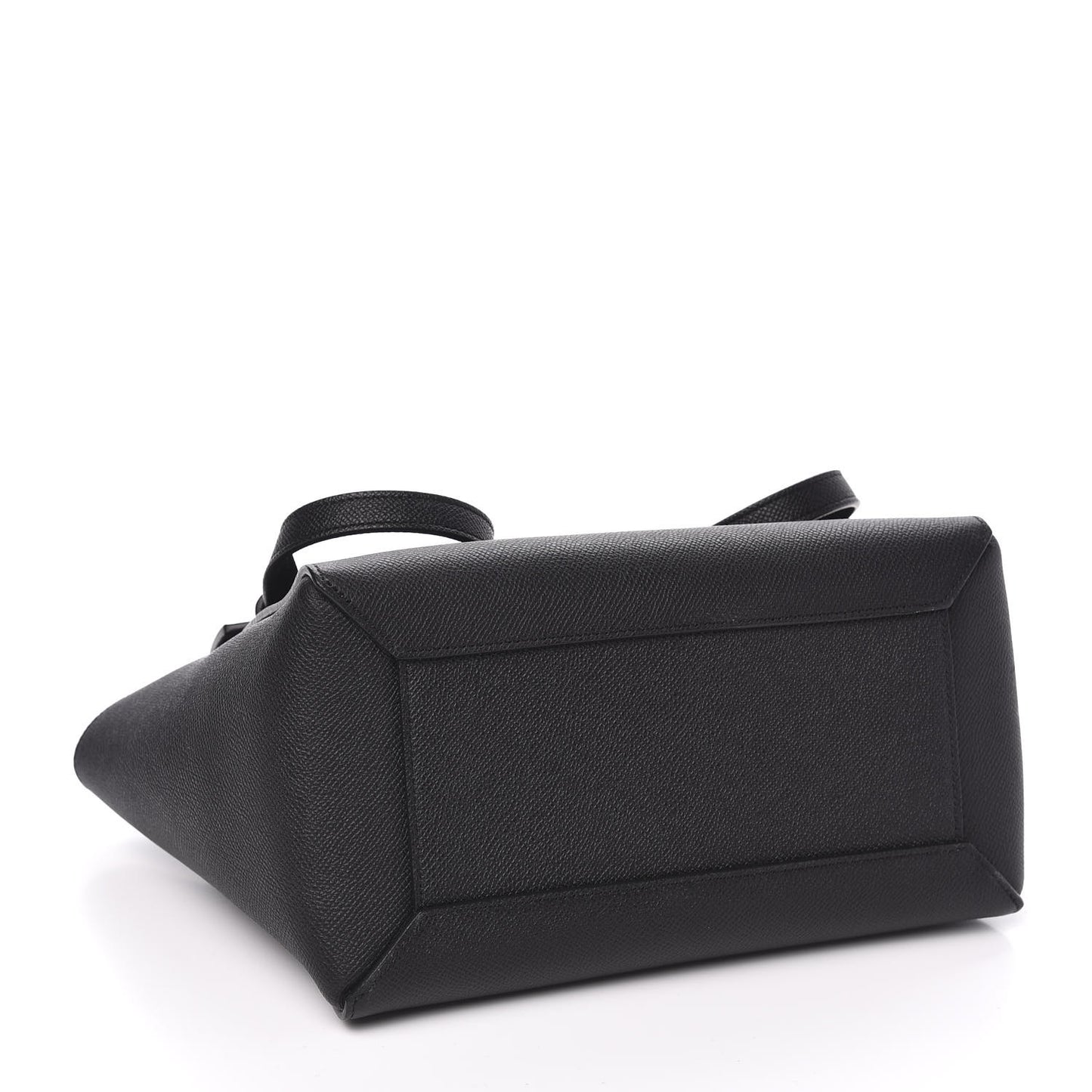 Baby Grained Calfskin Mini Belt Bag Black