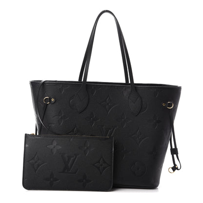 Louis Vuitton Empreinte Monogram Giant Neverfull MM Black 1 of 10