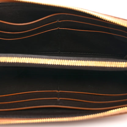 Bottega Veneta Nappa Intrecciato Zip Around Wallet Brown 5 of 9
