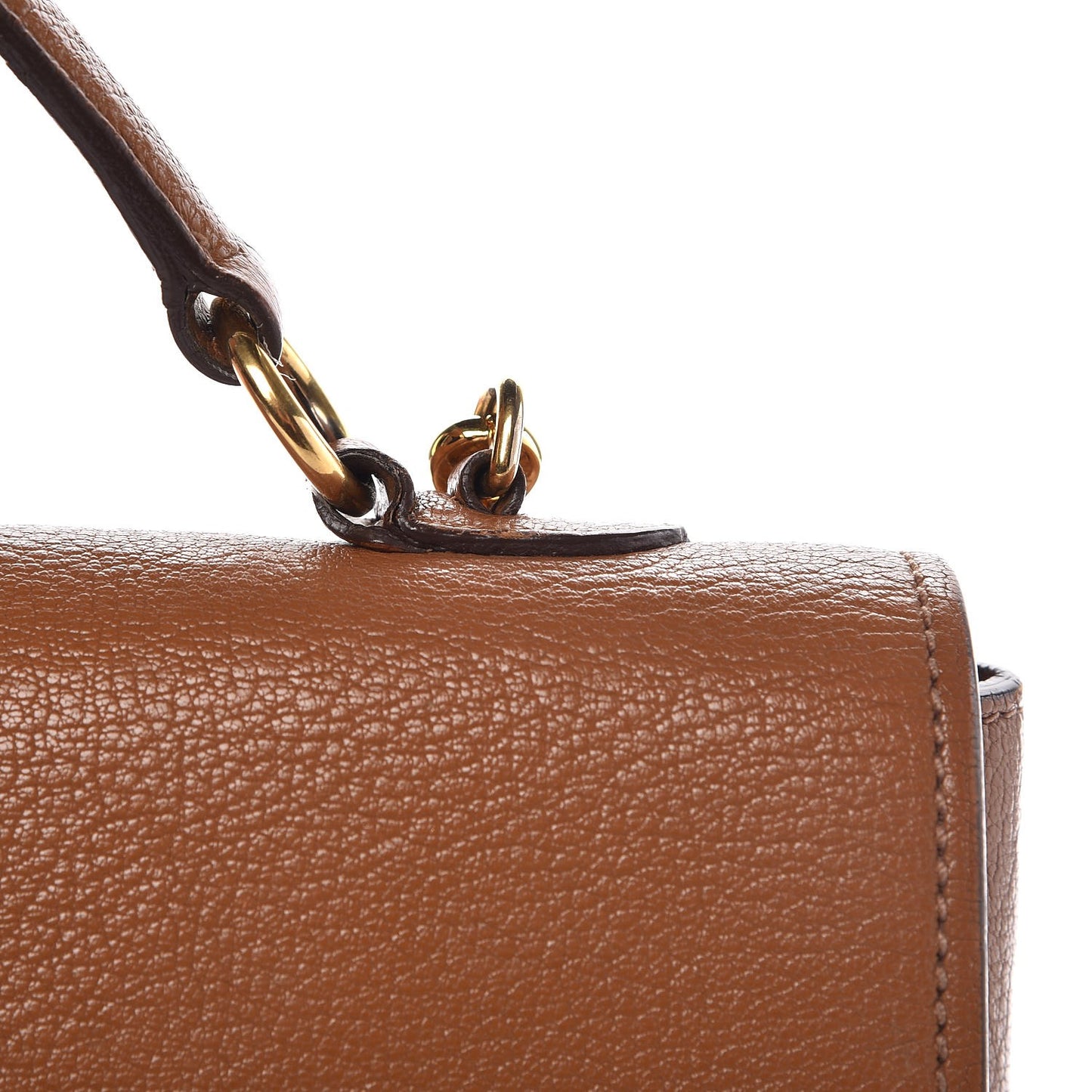 Goatskin Madras Shoulder Bag Cuoio