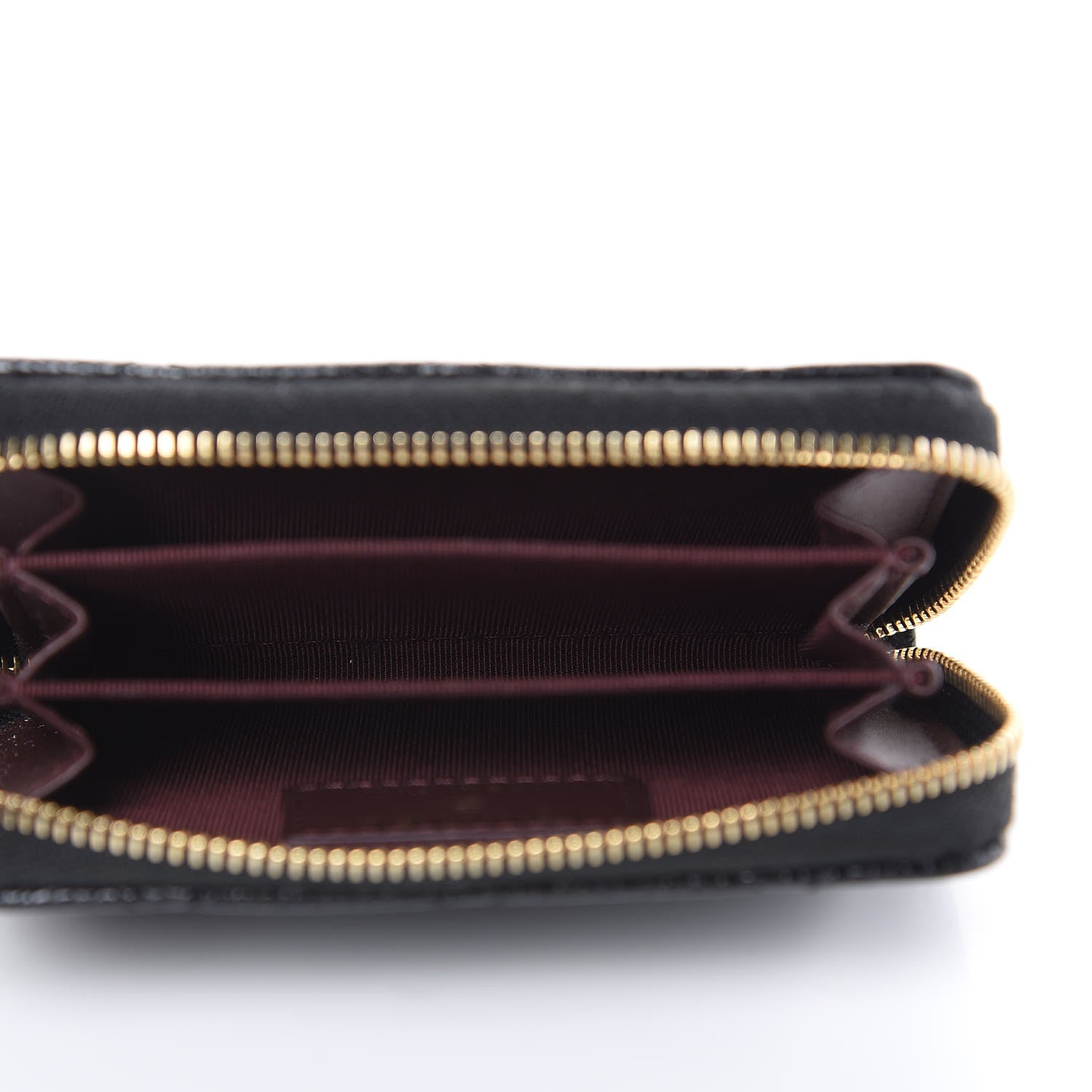 Chanel Caviar Quilted Zip Coin Purse Black 5 of 8