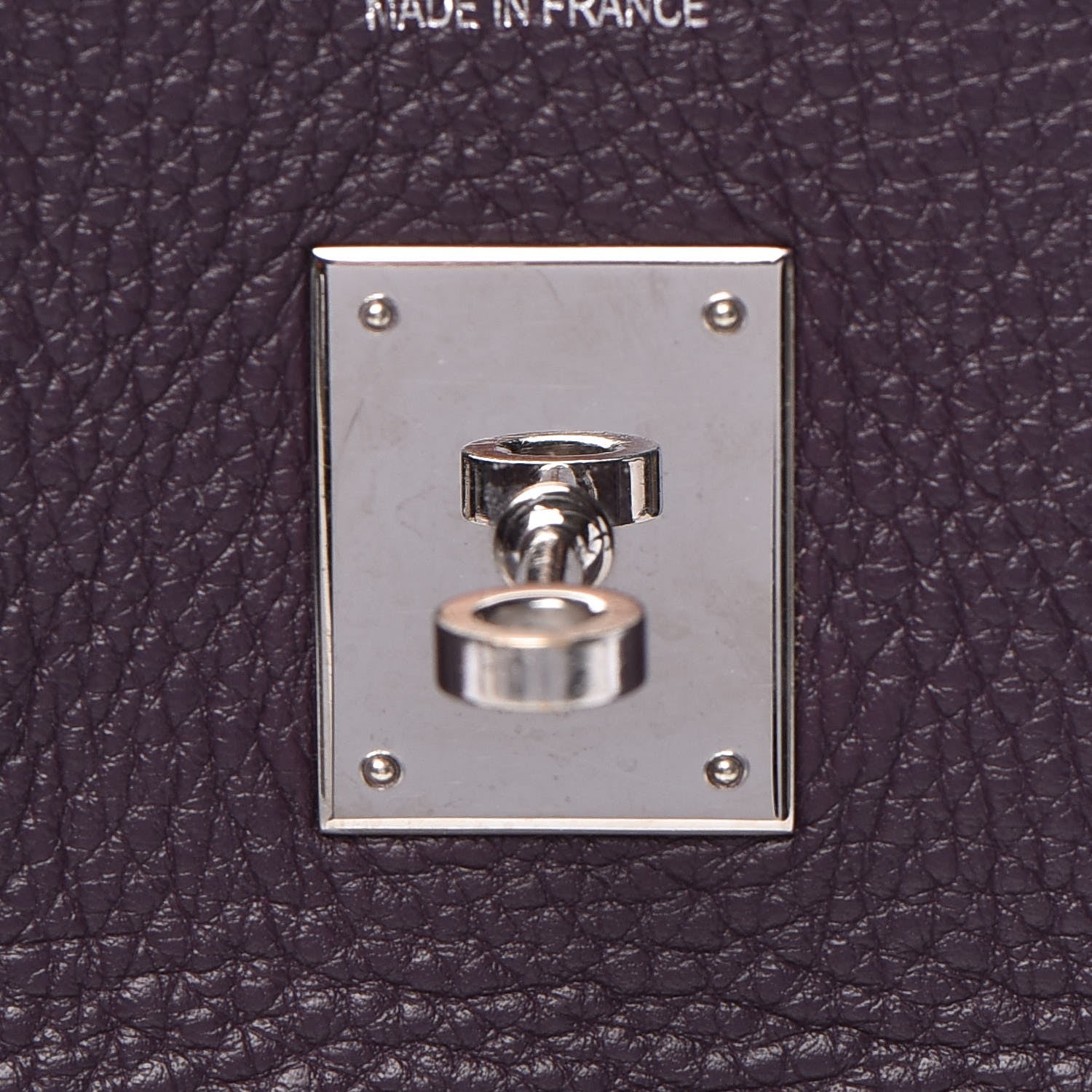 Hermes Taurillon Clemence Birkin 35 Raisin 18 of 36