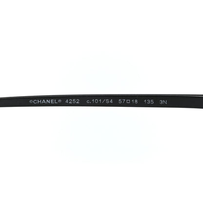 Chanel Square Sunglasses 4252 Black 5 of 7