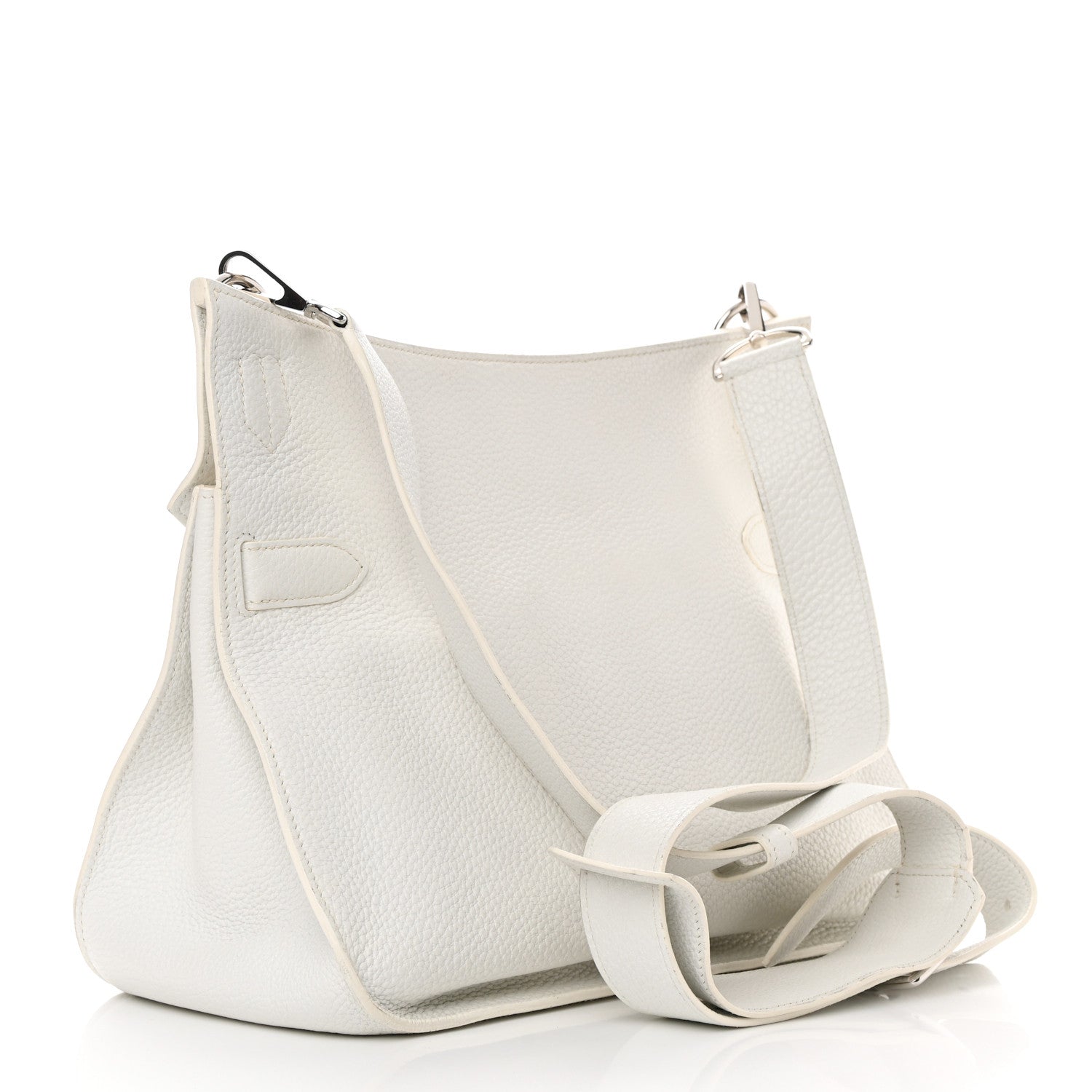 Hermes Taurillon Clemence Jypsiere 31 White 3 of 24