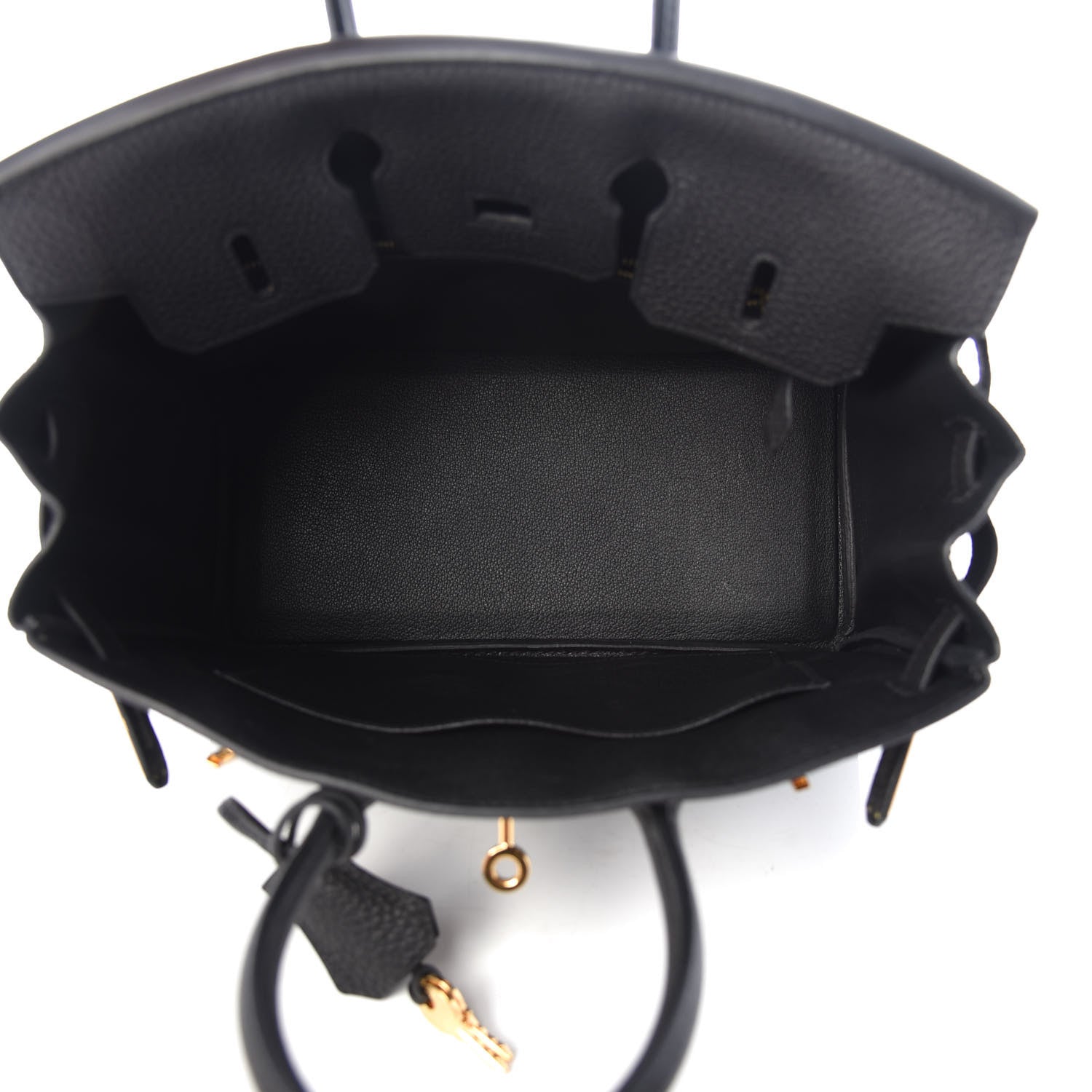 Hermes Togo Birkin 25 Black 7 of 11