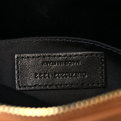 Saint Laurent Calfskin Matelasse Monogram Lou Camera Bag Cinnamon 7 of 10
