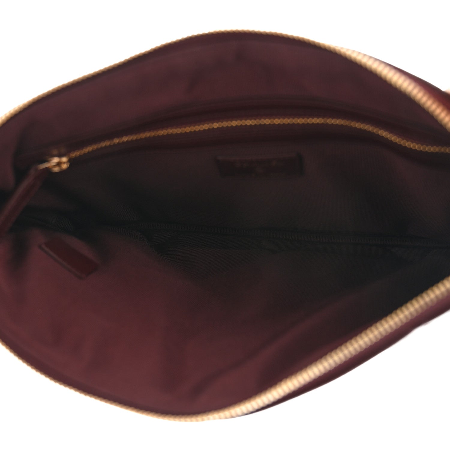 Chanel Shiny Crumpled Calfskin Large Chanel 19 Pouch Burgundy 5 of 9