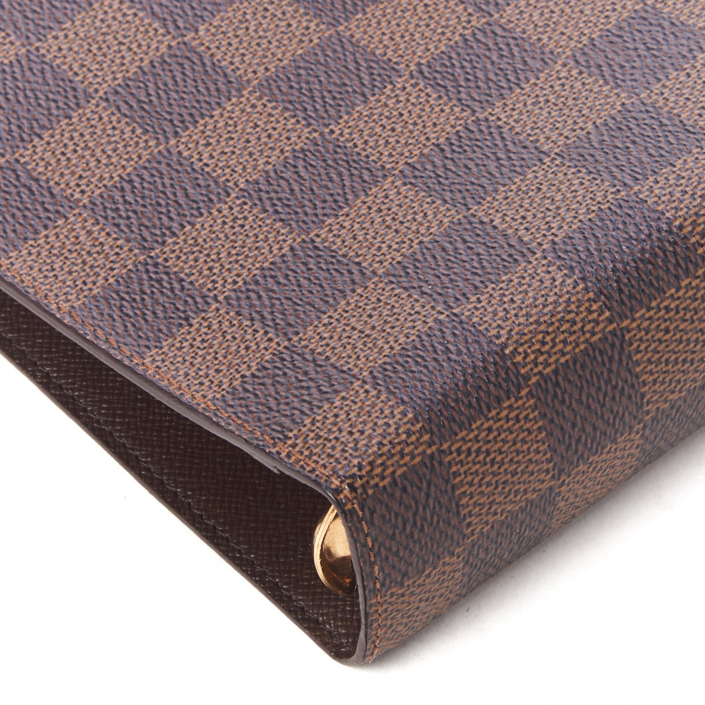 Damier Ebene Medium Ring Agenda Cover
