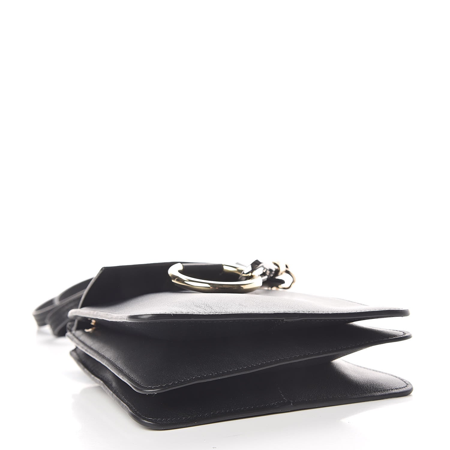Chloe Suede Calfskin Mini Faye Bracelet Bag Black 4 of 12