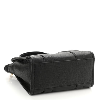 Marc Jacobs Grained Calfskin Small The Tote Bag Black 4 of 8