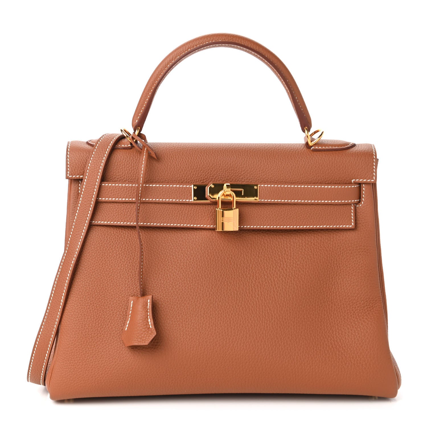 Hermes Togo Kelly Retourne 32 Gold 1 of 13