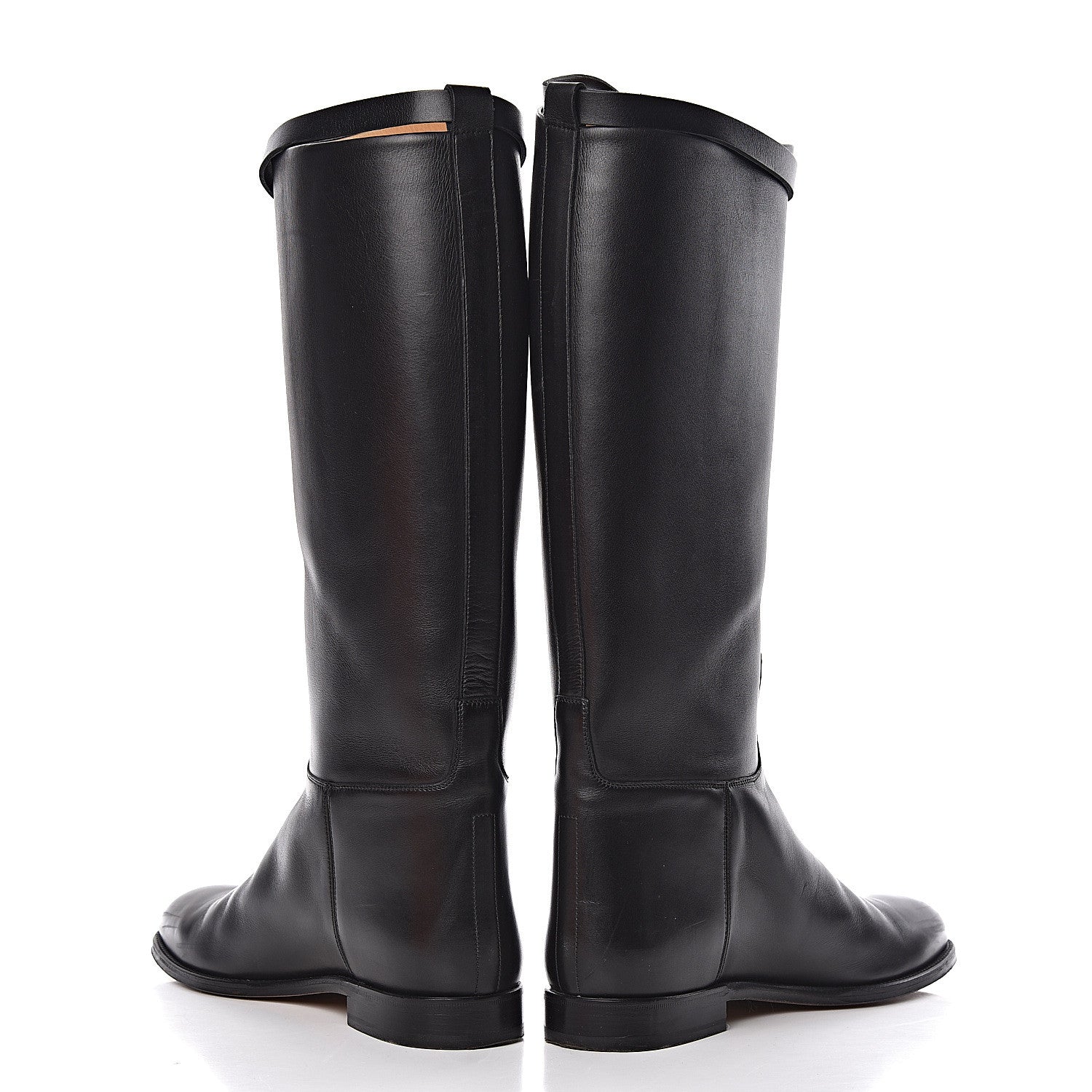 Hermes Box Kelly Jumping Boots 41 Black 6 of 14