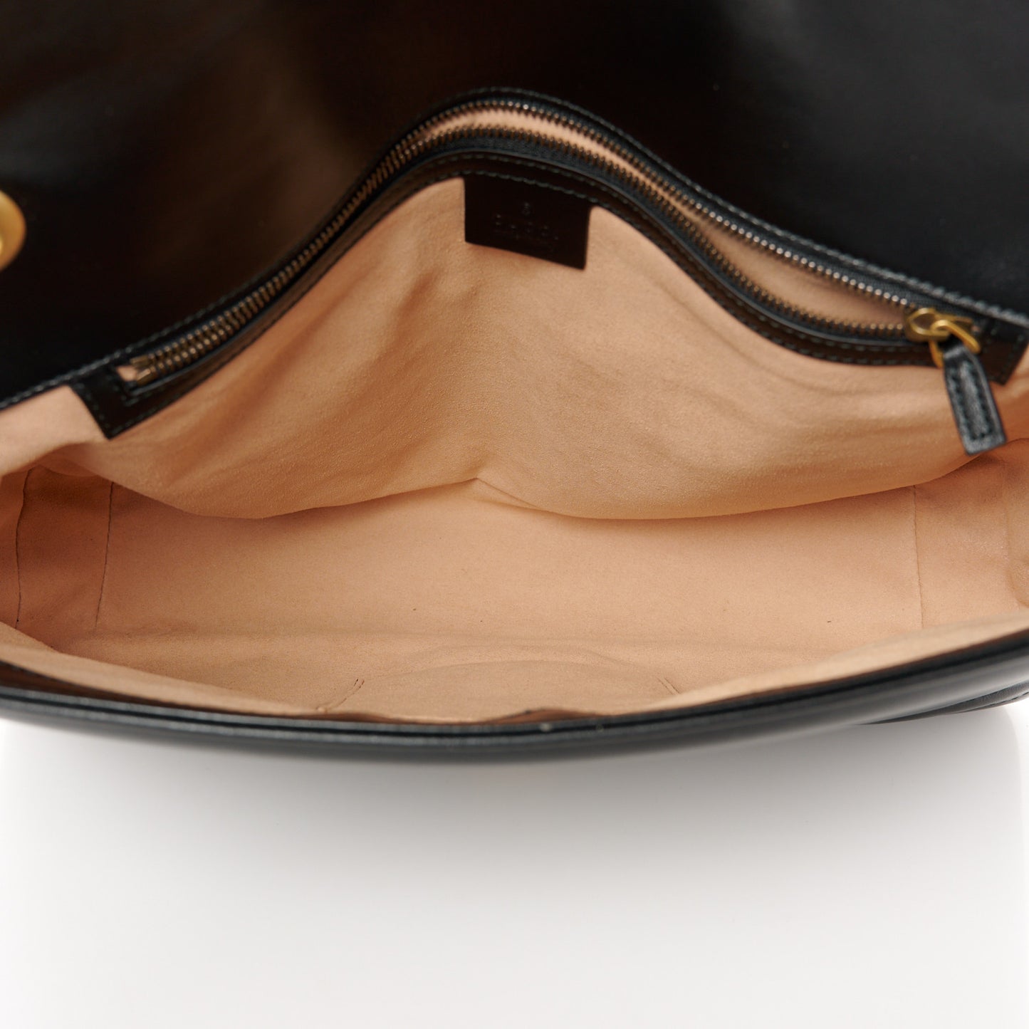 Calfskin Matelasse Large GG Marmont Shoulder Bag Black