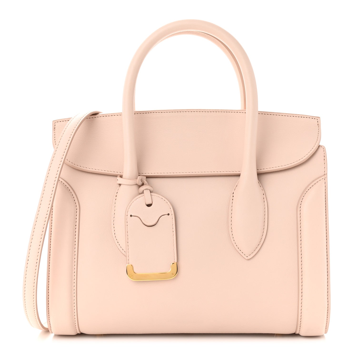 Alexander McQueen Sweet Calfskin Small Heroine 30 Nude 1 of 16