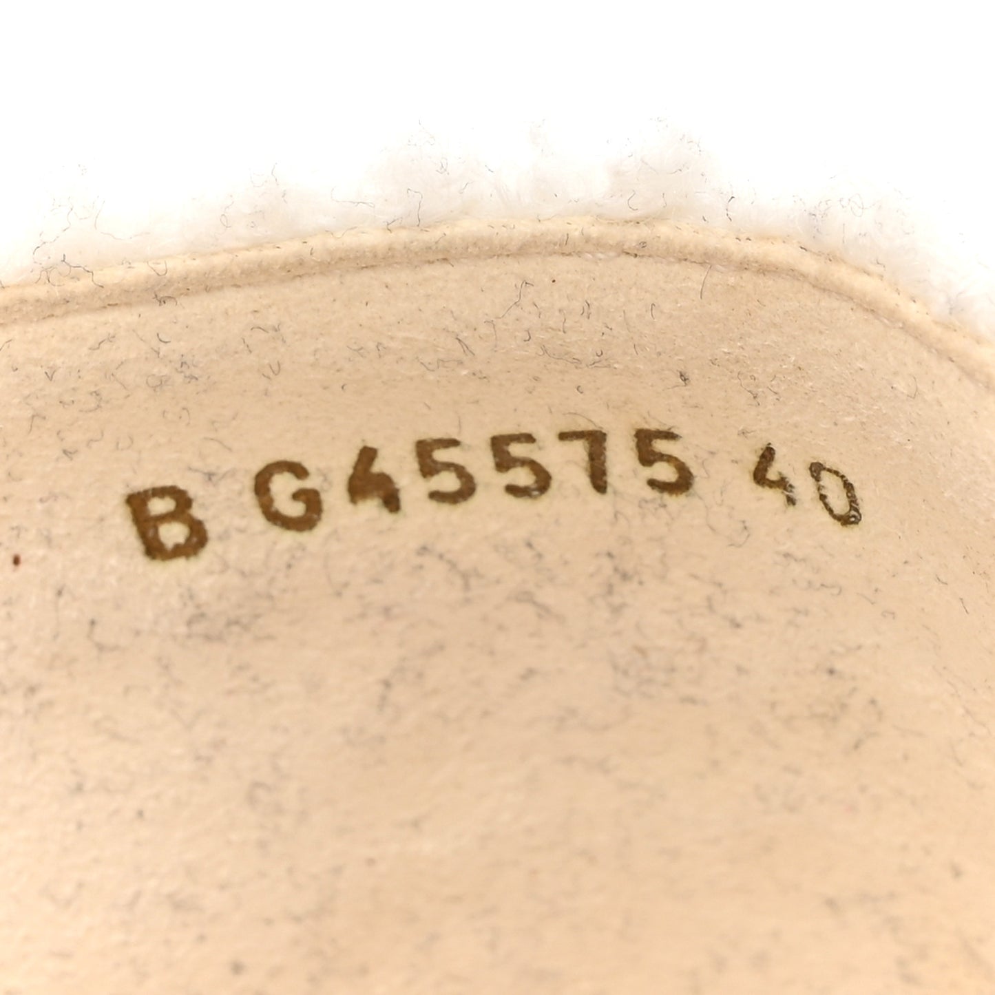 Fabric Pearl Cork CC Slip On Sandals 40 White