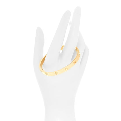 Cartier 18K Yellow Gold LOVE Bracelet 18 2 of 6