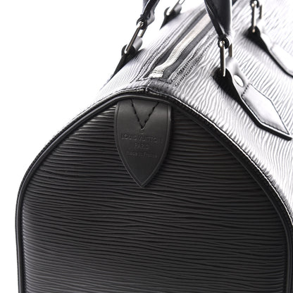 Louis Vuitton Epi Speedy 25 Black 9 of 12