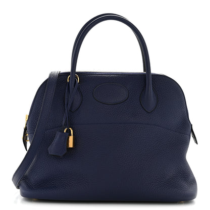 Hermes Taurillon Clemence Bolide 31 Bleu Encre 1 of 13