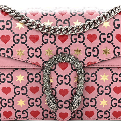 Gucci Calfskin Valentine's Day Exclusive Small Dionysus Bag Pink 8 of 10