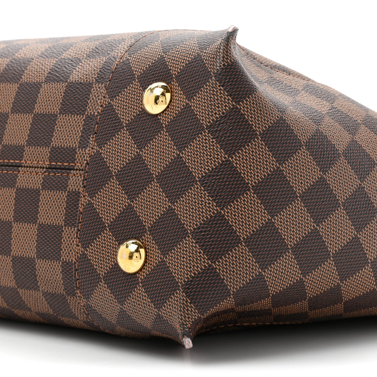 Louis Vuitton LOUIS VUITTON Damier Ebene Caissa Hobo Rose Ballerine 7 of 17