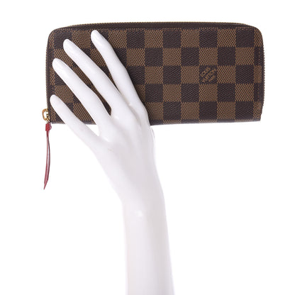 Louis Vuitton Damier Ebene Clemence Wallet 2 of 9