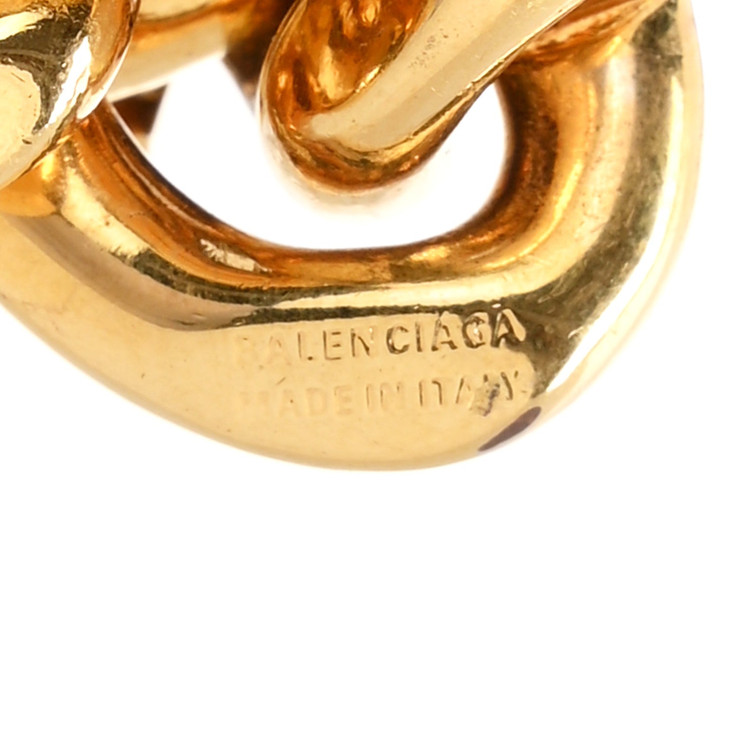 Metal Logo Chain Bracelet M Gold