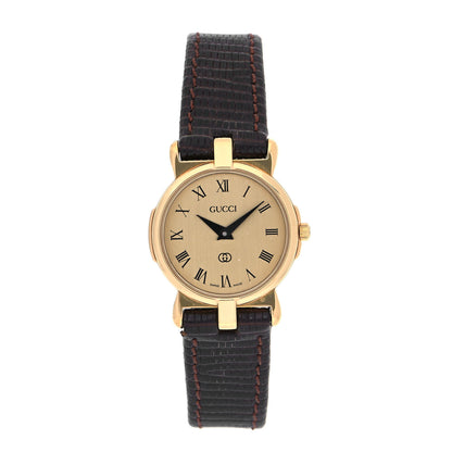 Gucci Stainless Steel Lizard 23mm 3400L Quartz Watch Gold 1 of 5