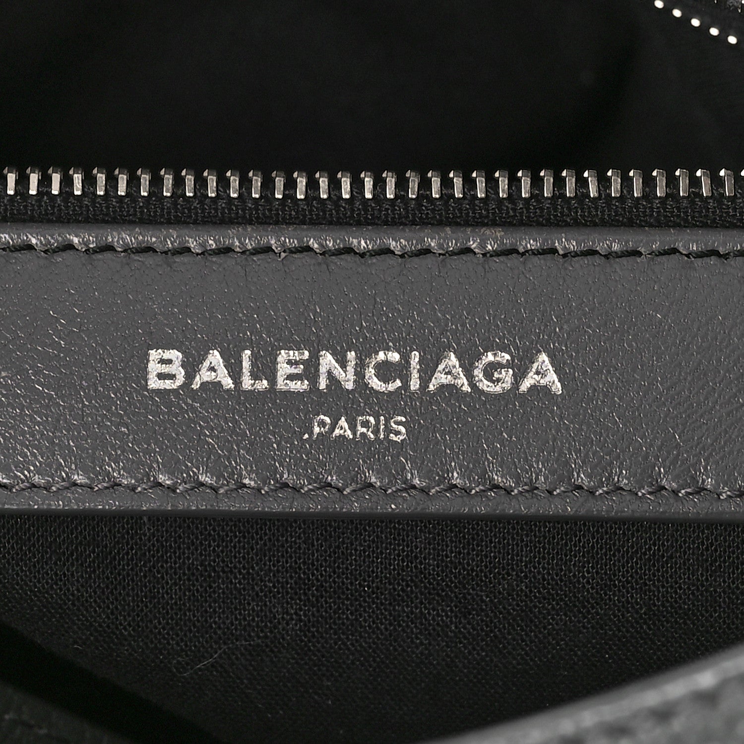 Balenciaga Chevre Silver Metallic Edge Hardware Town Gris Acier 7 of 10