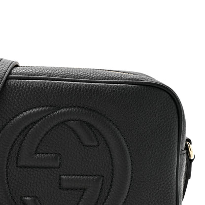 Gucci Pebbled Calfskin Small Soho Disco Bag Black 8 of 11