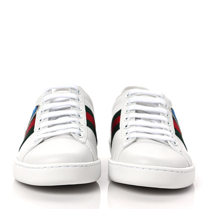 Gucci X DISNEY Calfskin Miro Soft Web Donald Duck Womens Ace Sneakers 35 White New Shamarock 2 of 9