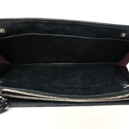 Chanel Calfskin Quilted Chain CC Chain Clutch Argent Fonce 6 of 15