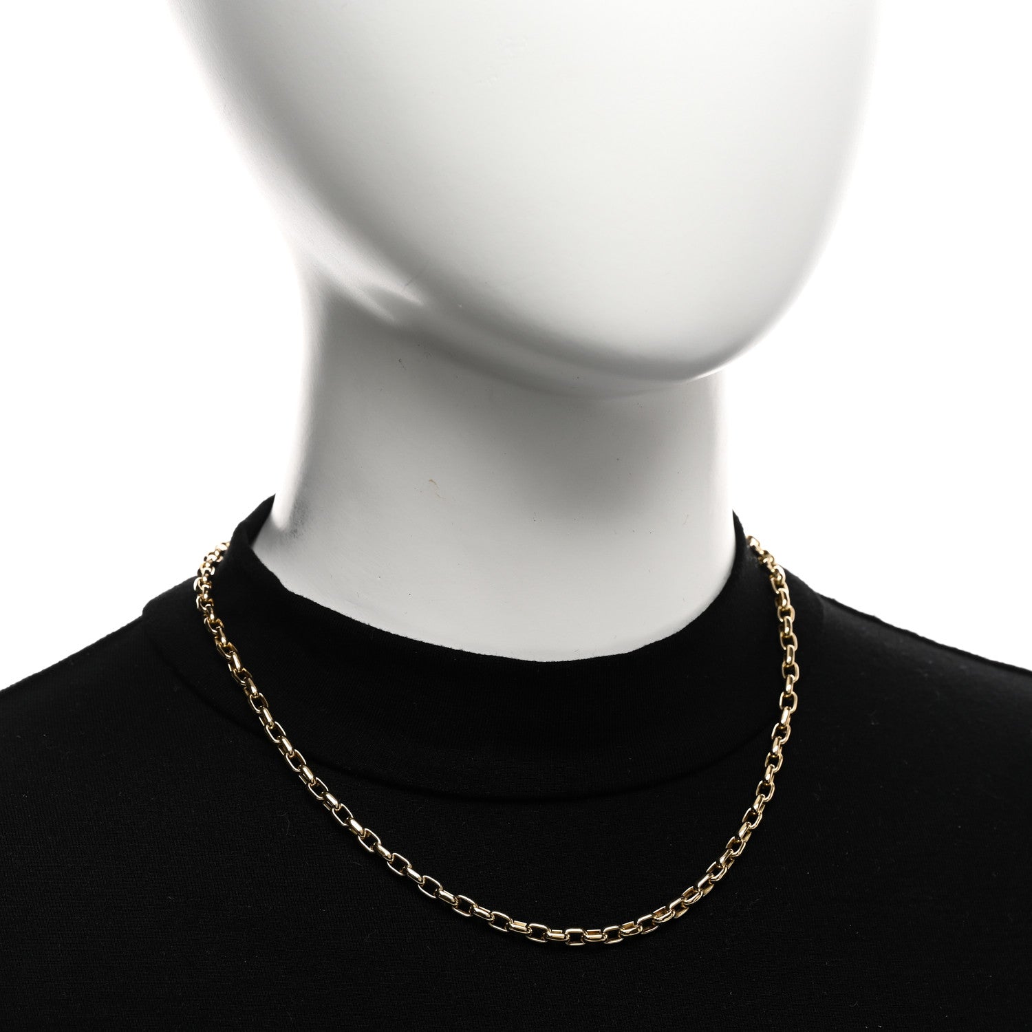 Roberto Coin 18K Yellow Almond Link Chain Necklace 2 of 4