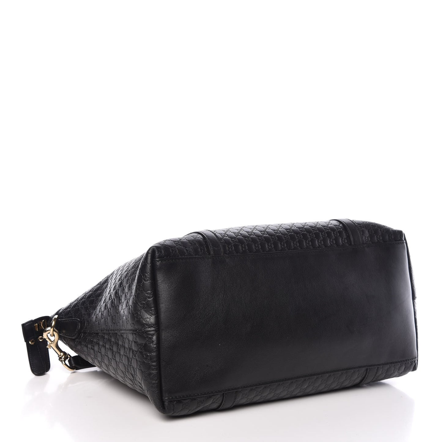 Soft Microguccissima Dome Satchel Black