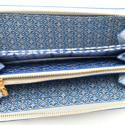 Louis Vuitton Monogram Giant By The Pool Zippy Wallet Resort Blue 5 of 6