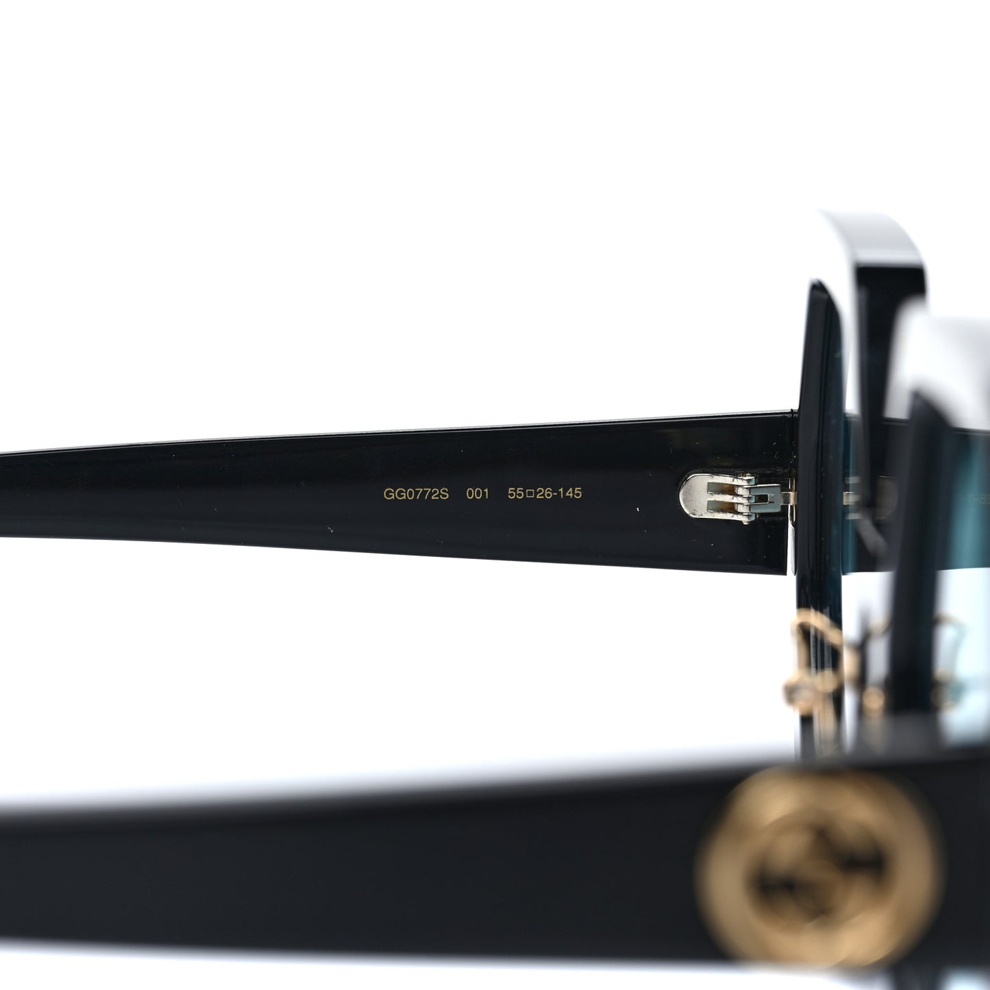 Acetate Square Sunglasses GG0772S Black