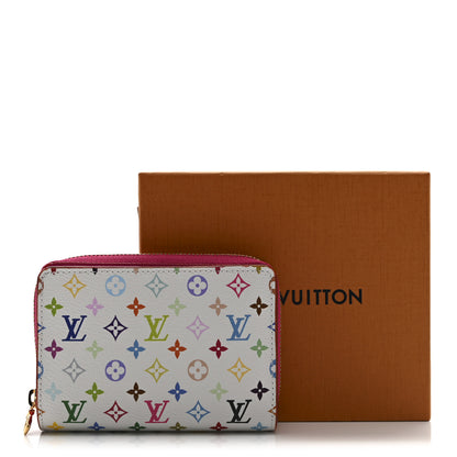 Louis Vuitton LV X TM Monogram Multicolor Portefeuille Lou Compact Wallet  White 10 of 10