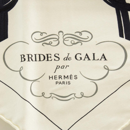 Hermes Silk Pointu Triangle Brides de Gala Scarf 6 of 7