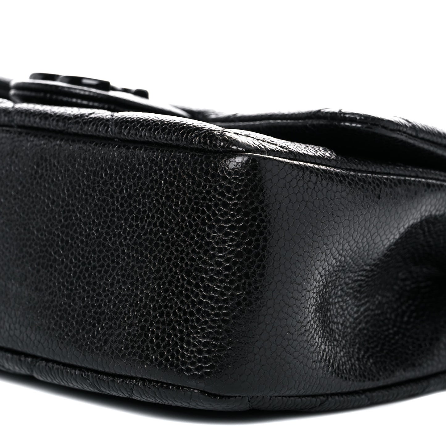 Caviar Quilted Incognito Mini Square Flap Black