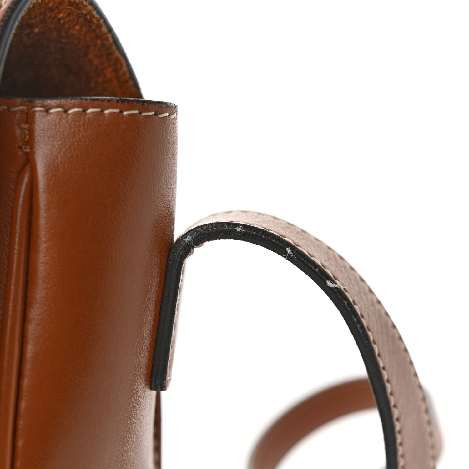 Celine Smooth Calfskin Cuir Triomphe Folco Crossbody Bag Tan 11 of 11