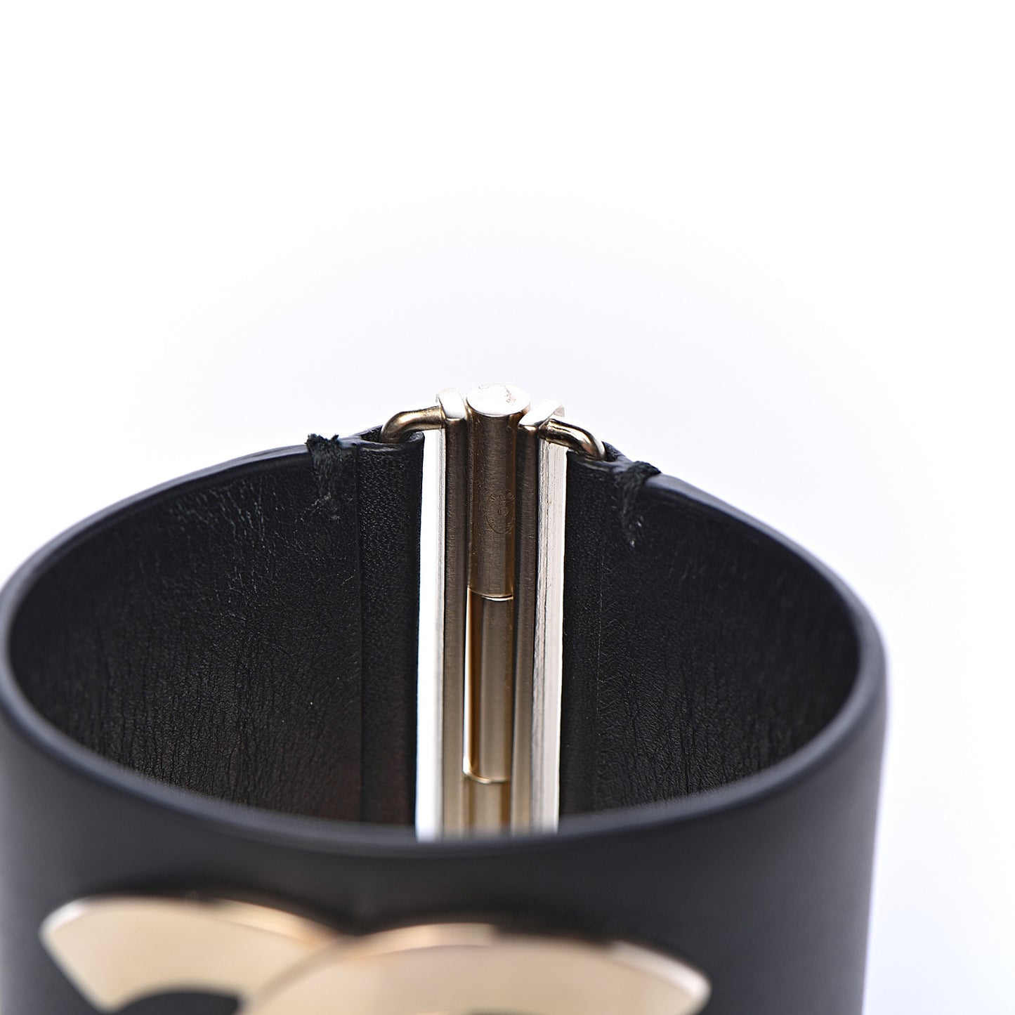 Calfskin CC Wide Cuff M Black