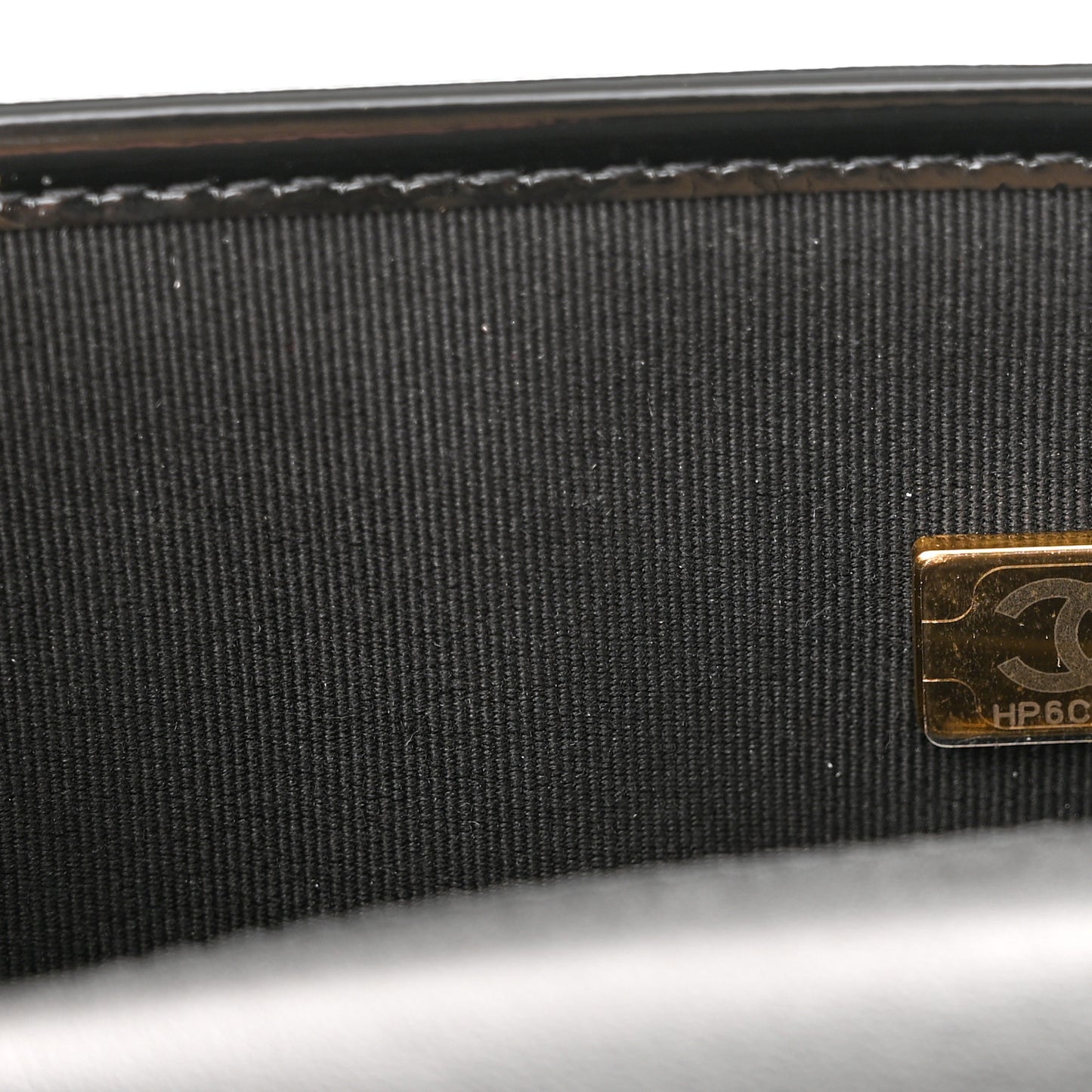 Patent Quilted Small School Memory Top Handle Flap Black