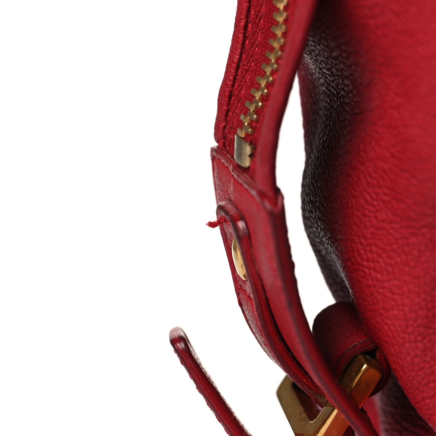 Calfskin Medium Classic Y Cabas Red