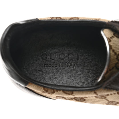 Gucci GG Monogram Calfskin Mens Interlocking G Sneakers 9 Dark Brown 7 of 9