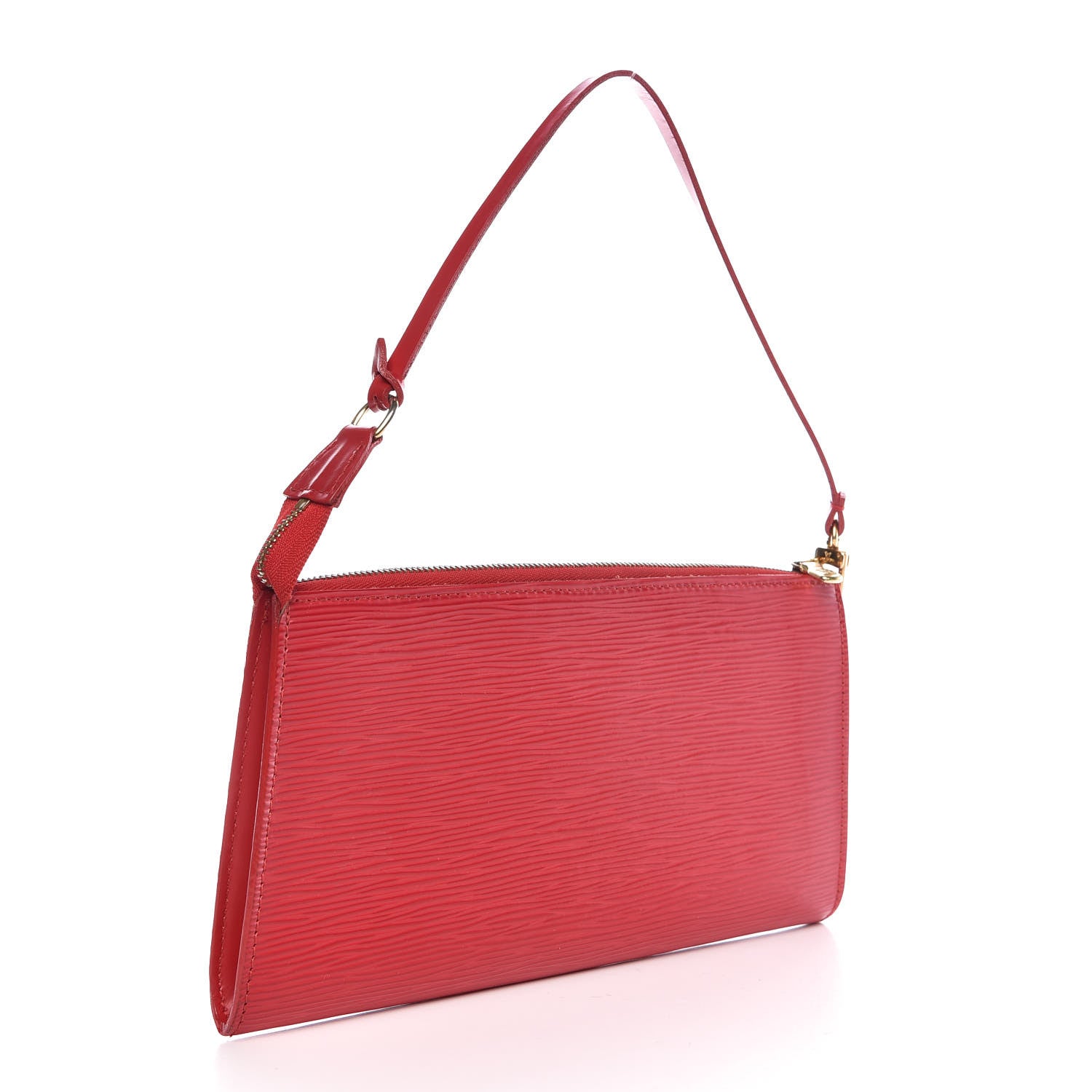 Louis Vuitton Epi Pochette Accessories 24 Castillan Red 3 of 7