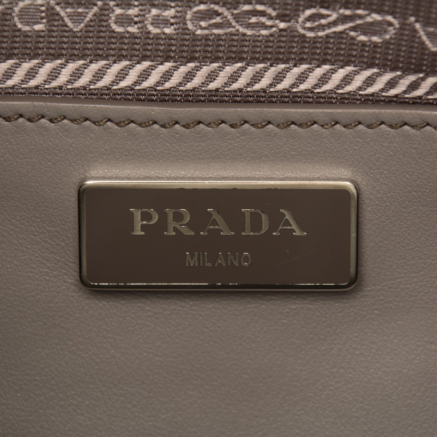 Prada Soft Calf Tote Argilla 6 of 8